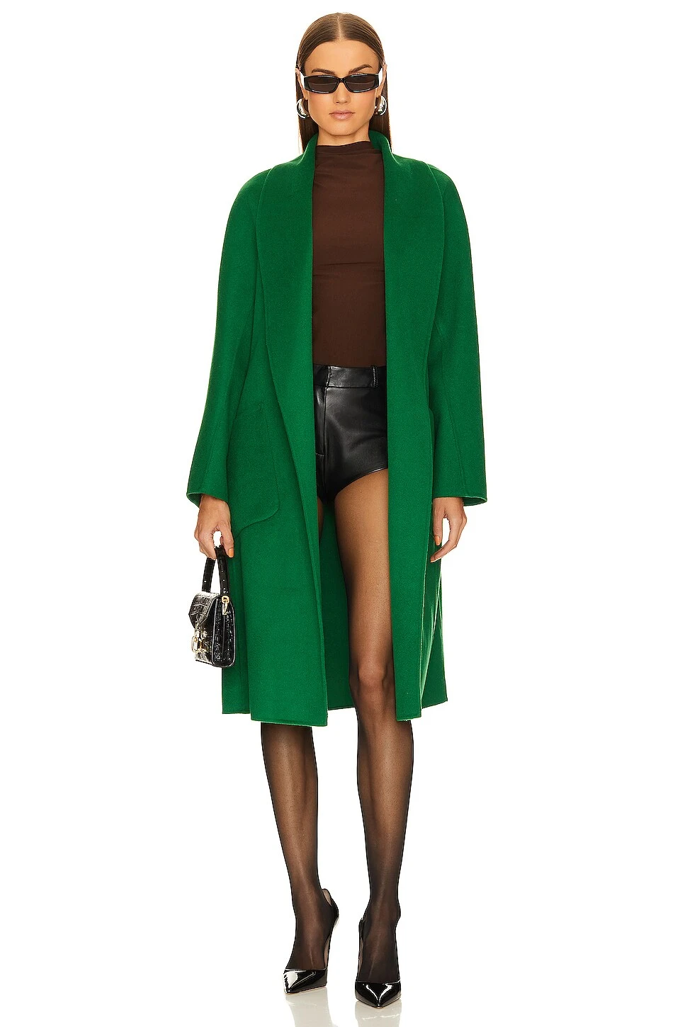 Thara Coat Vibrant Green