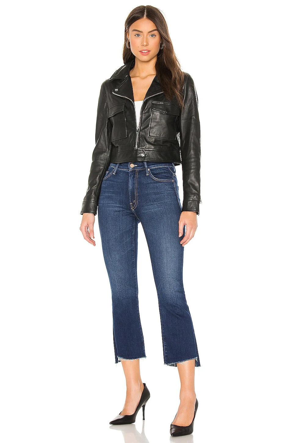Paloma Leather Jacket Black - Image 5