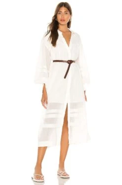 The Maisy Midi Dress White