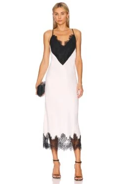 Bodhi Midi Dress White & Black