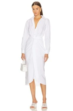 Callie Midi Dress White