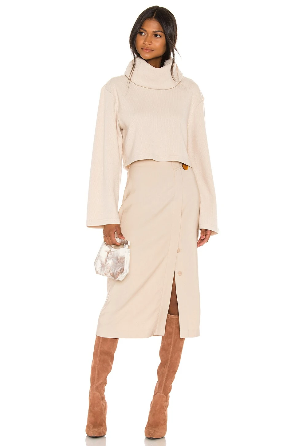 The Clara Crop Top Cream - Image 4