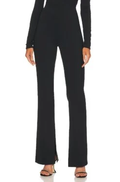 X Marianna Hewitt Anouka Knit Slim Pant Black