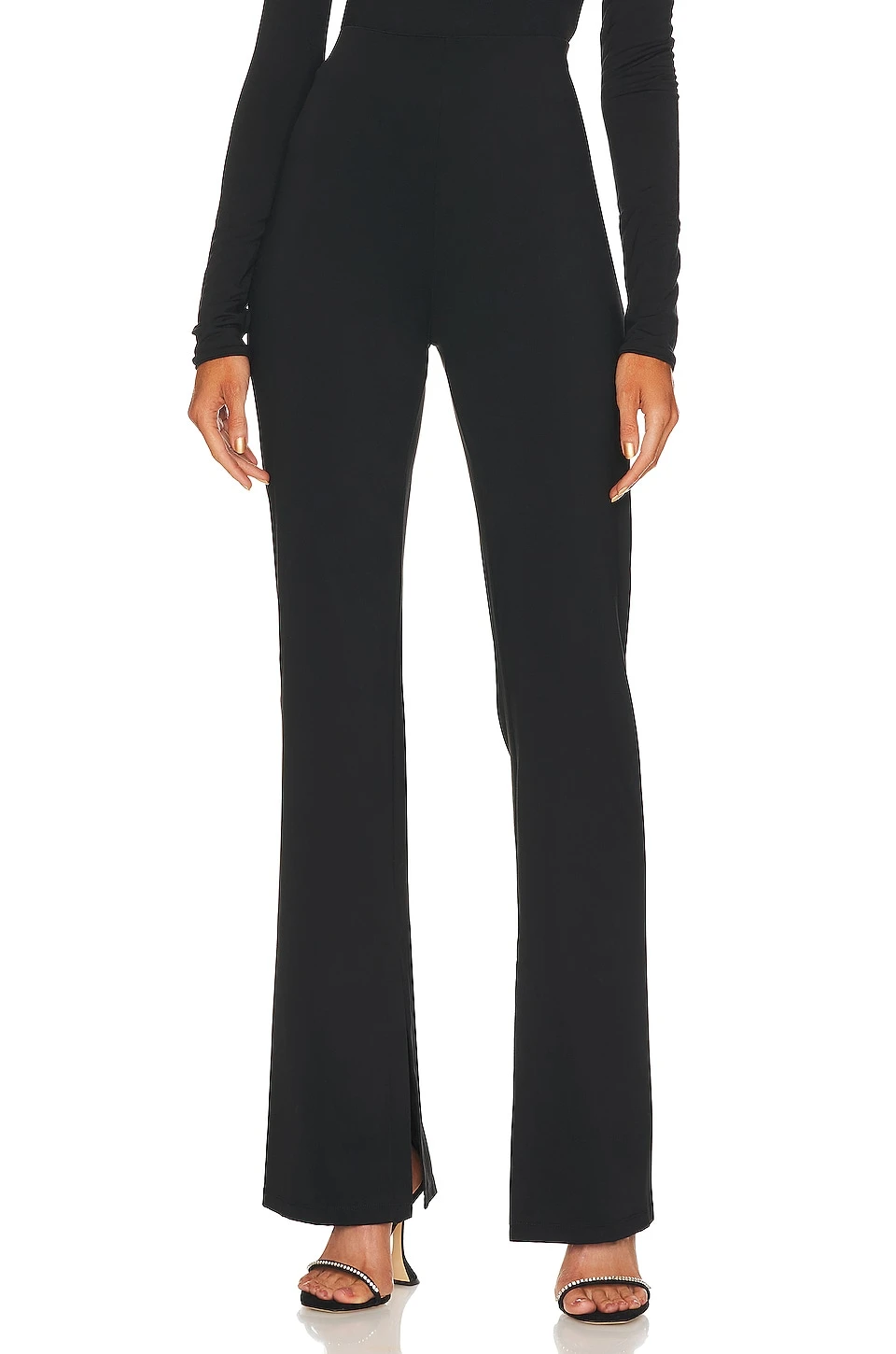 X Marianna Hewitt Anouka Knit Slim Pant Black