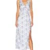 LoveShackFancy Kendall Maxi Dress Frosted Shores