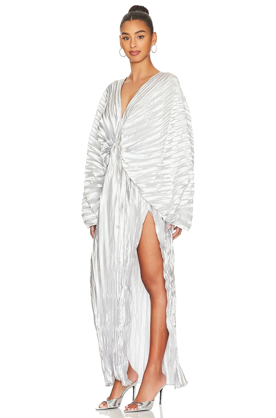 De Luxe Chain Back Gown Metallic - Image 3