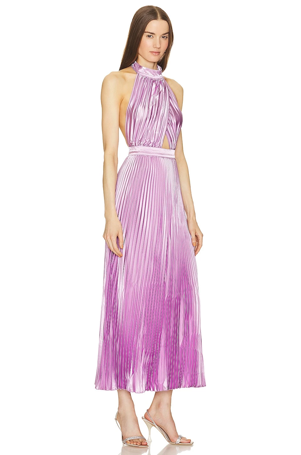 Renaissance Split Gown Violet - Image 2