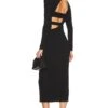 Merredin Heavy Rib Dress Black
