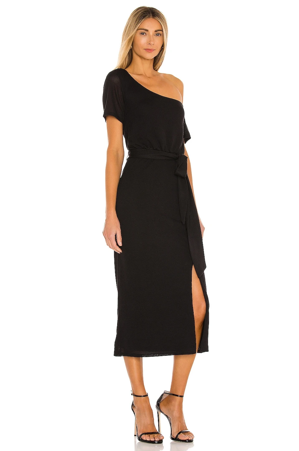 Eden Midi Dress Black - Image 2