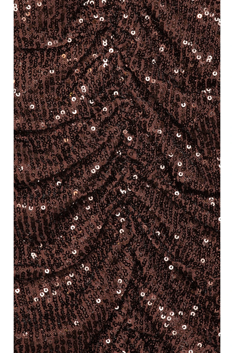 Amber Sequin Mini Dress Cappuccino - Image 4