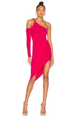 Lovers + Friends Palmer Midi Dress Pink