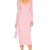 Garcelle Midi Dress Peony Pink