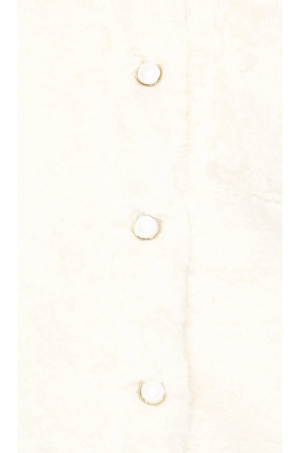 Natalia Faux Fur Jacket Ivory - Image 7