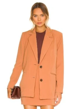 Diana Oversized Blazer Caramel