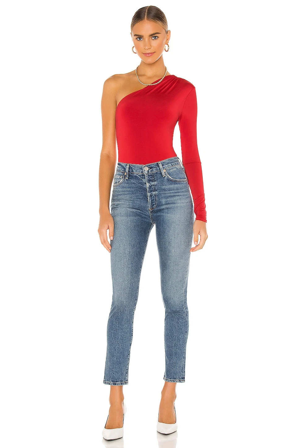 Vika Bodysuit Red Orange - Image 5