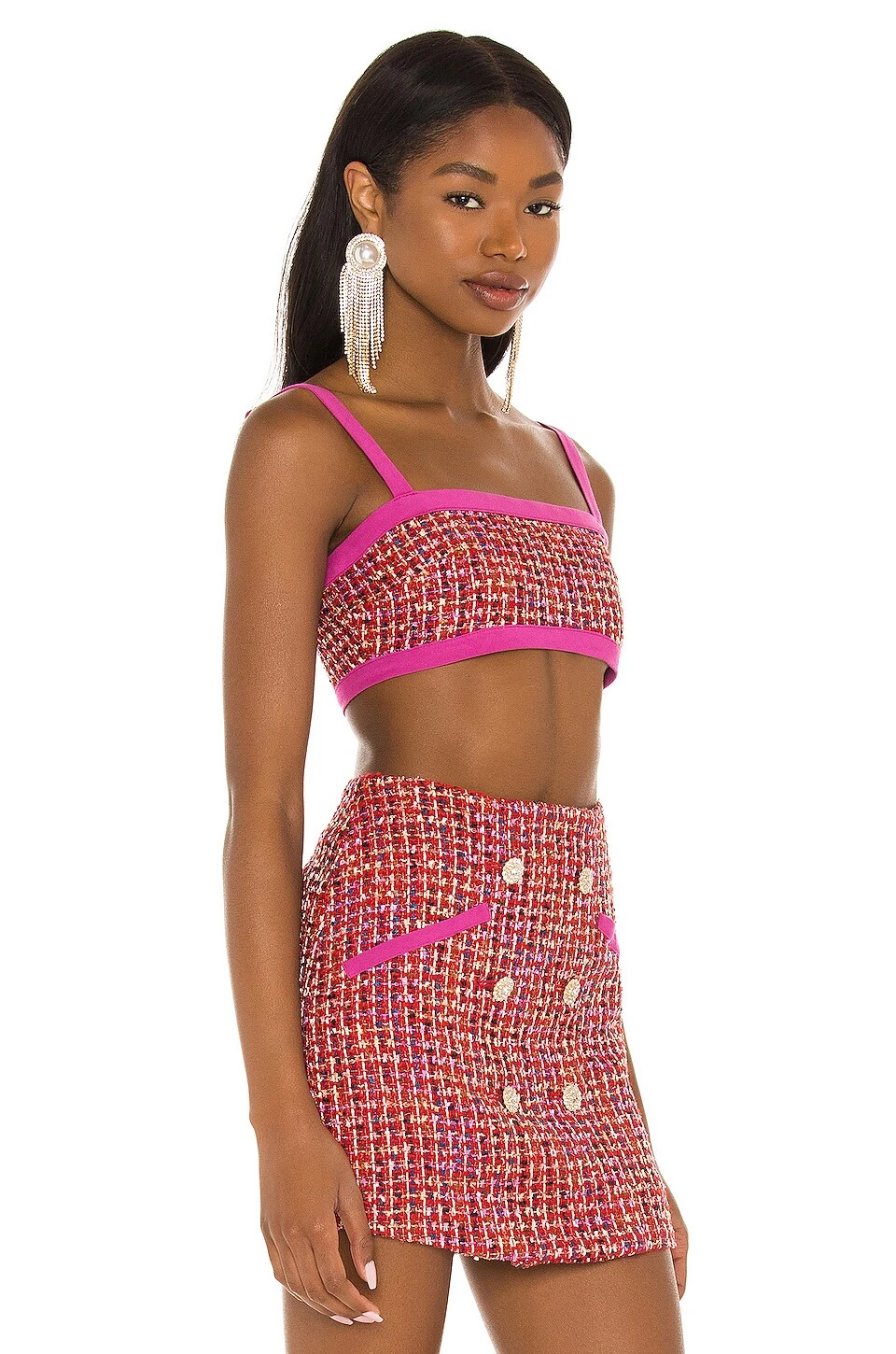 Nadja Bralette Pink & Red - Image 2