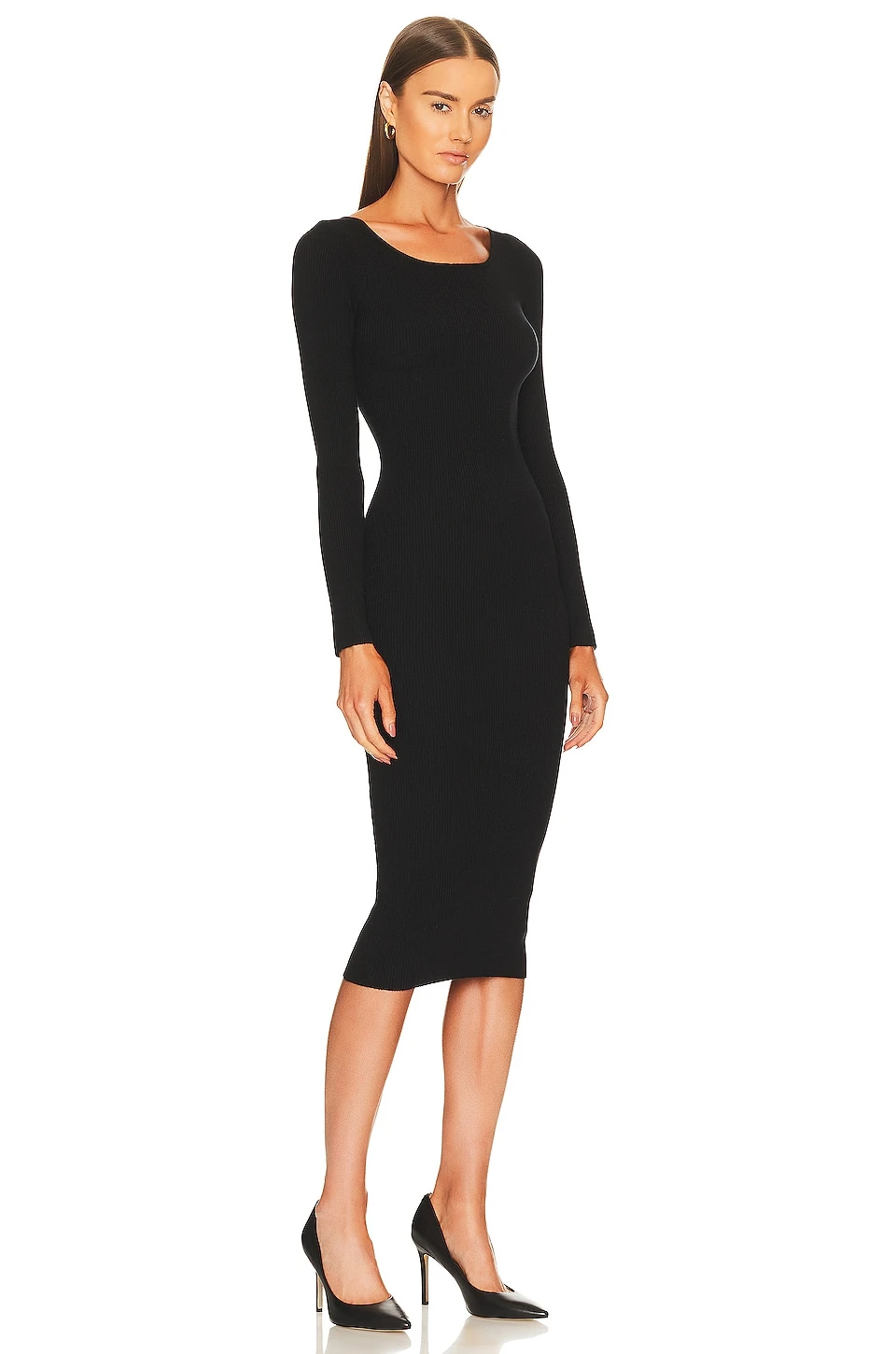 Auburn Sweater Dress Black - Image 3