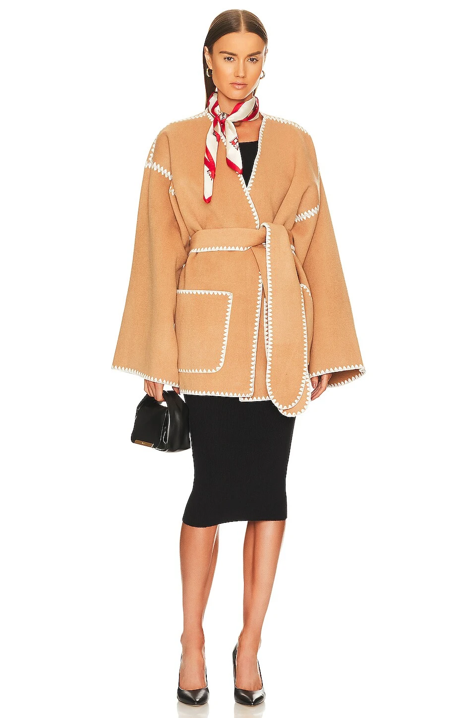 Auburn Sweater Dress Black - Image 5