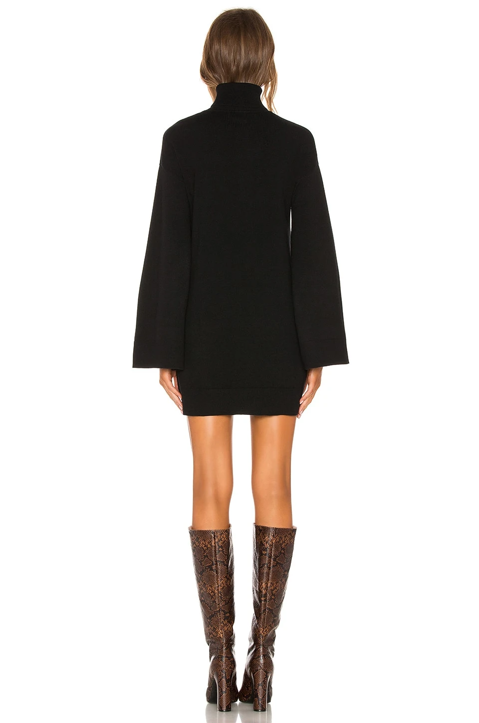 Fallon Sweater Dress Black - Image 3