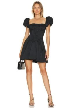 Claudette Mini Dress Black