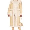 Adriano Coat Tan & Creme Sherpa