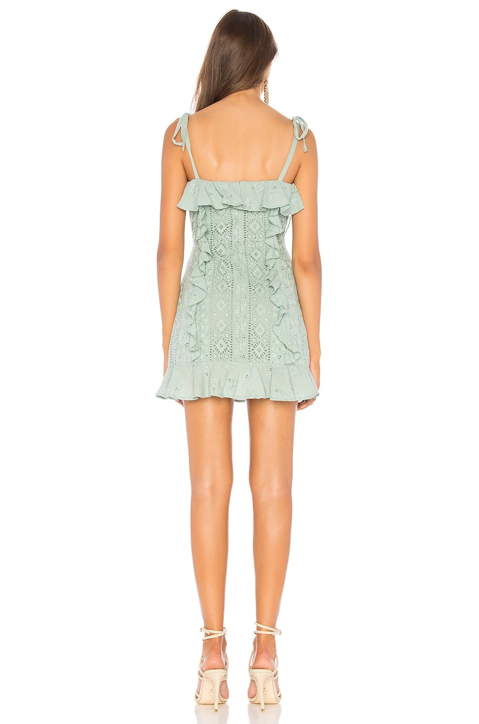 Mara Mini Dress Jade Green - Image 3