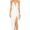 X REVOLVE Jake Gown Optic White