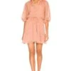 Minkpink Nerang Mini Dress Terracotta