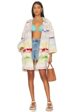 Missoni Home Carin Hooded Bathrobe Multicolor