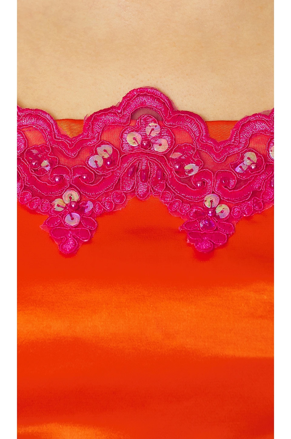 Alexis Mini Dress Orange Multi - Image 4