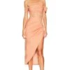 Rosana Midi Dress Copper