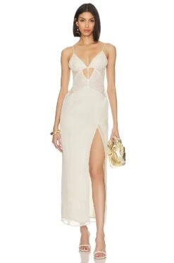 Mika Maxi Dress Ivory
