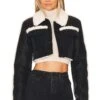BLOUSON DOLLY Black & Ivory