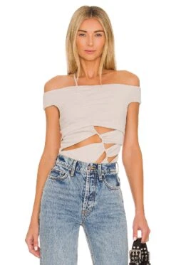 Aviana Bodysuit Stone Grey