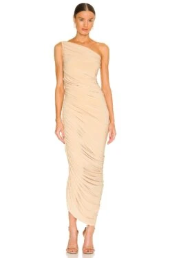 Norma Kamali Diana Gown Blonde