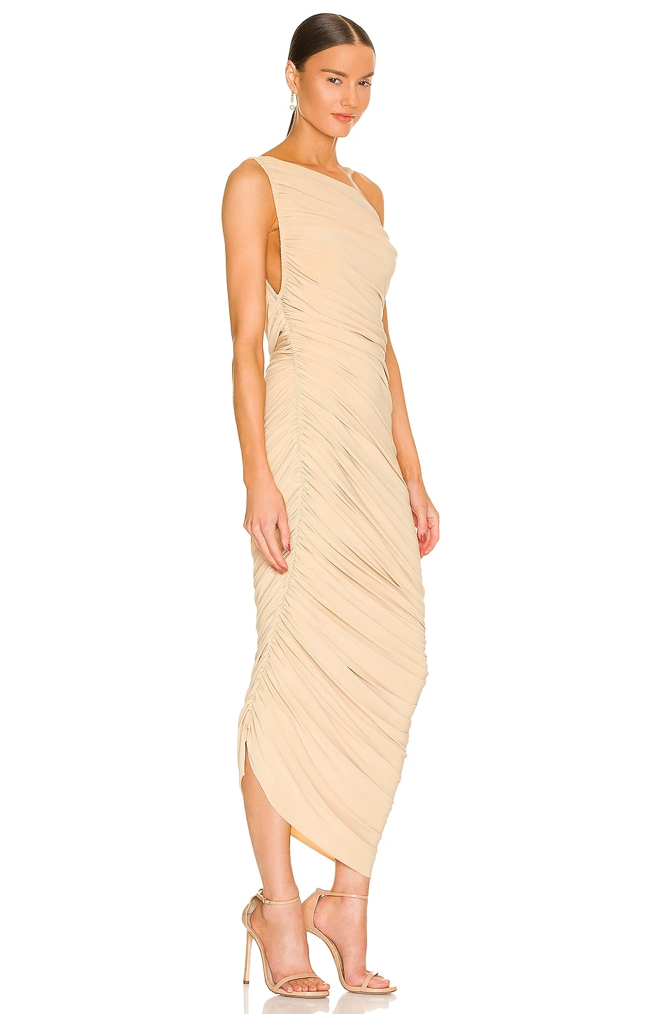 Norma Kamali Diana Gown Blonde - Image 2