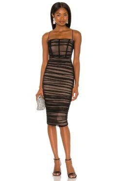 Mecca Midi Dress Black
