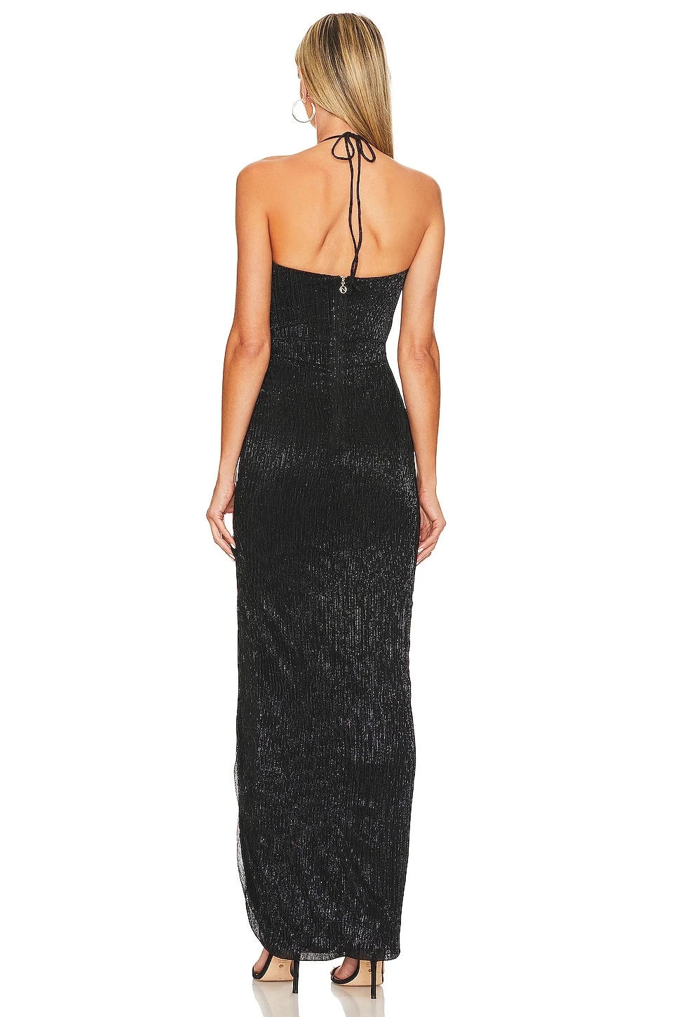 Halle Cut Out Gown Black - Image 3