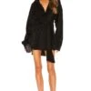 Dafne Shirt Dress Black