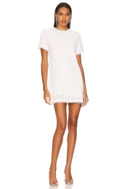 Dakota Sequin Mini Dress White