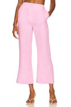 Nanushka Beata Pant Hot Pink