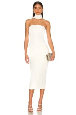 Jordan Midi Dress White