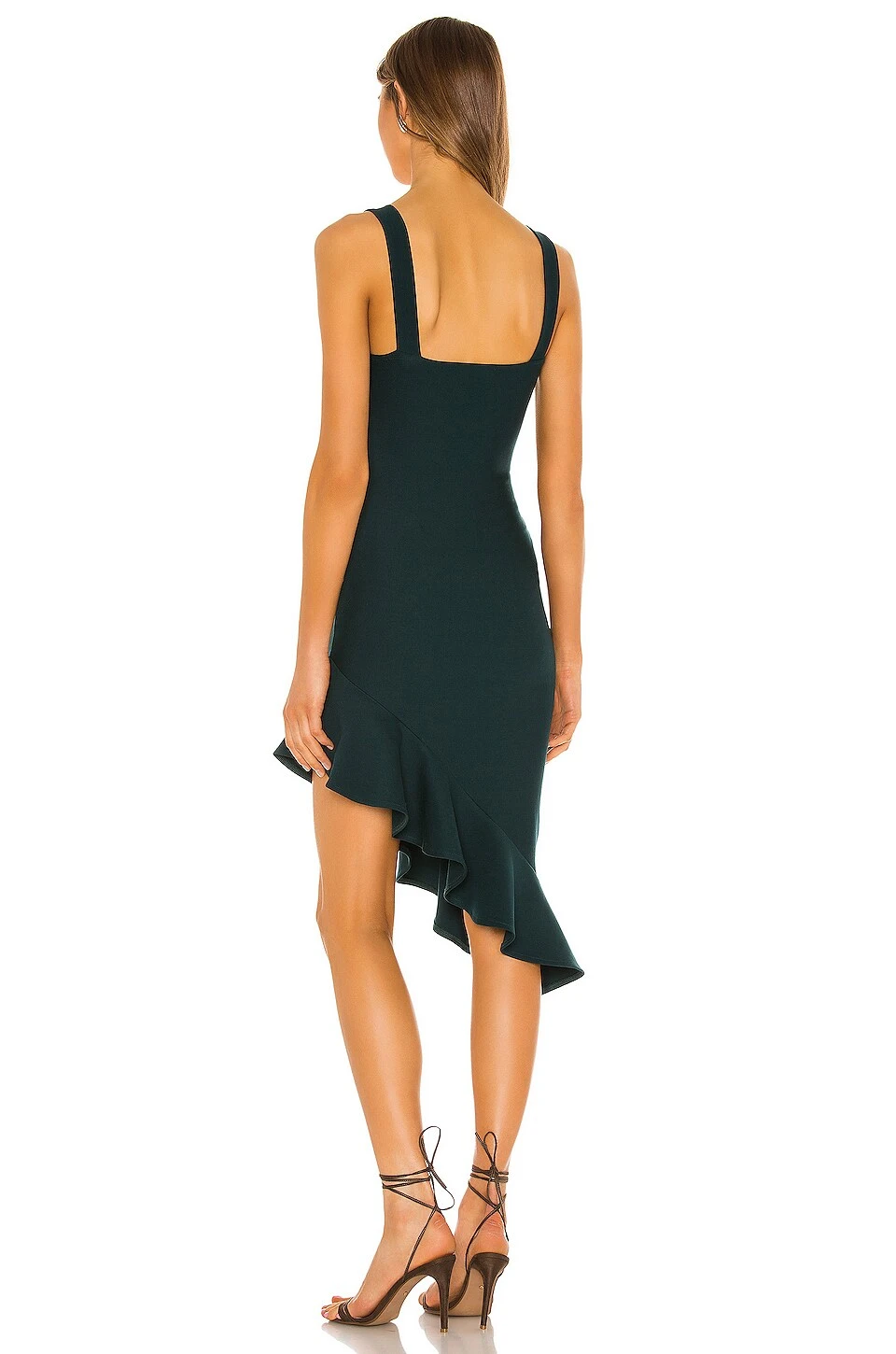 Giselle Midi Dress Emerald Green - Image 3