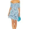 Soledad Mini Dress BLUE AQUARELLE