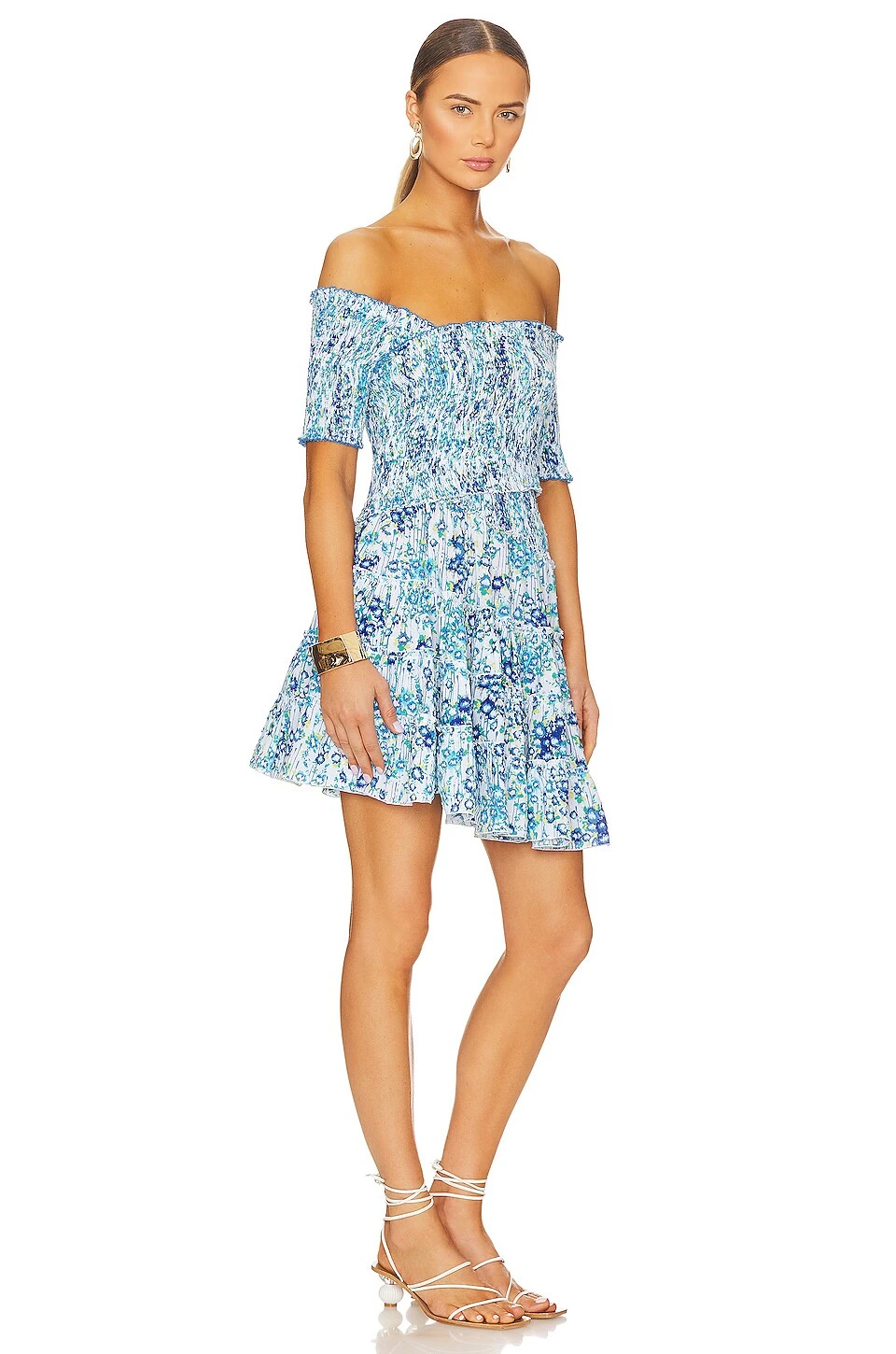 Soledad Mini Dress BLUE AQUARELLE - Image 2