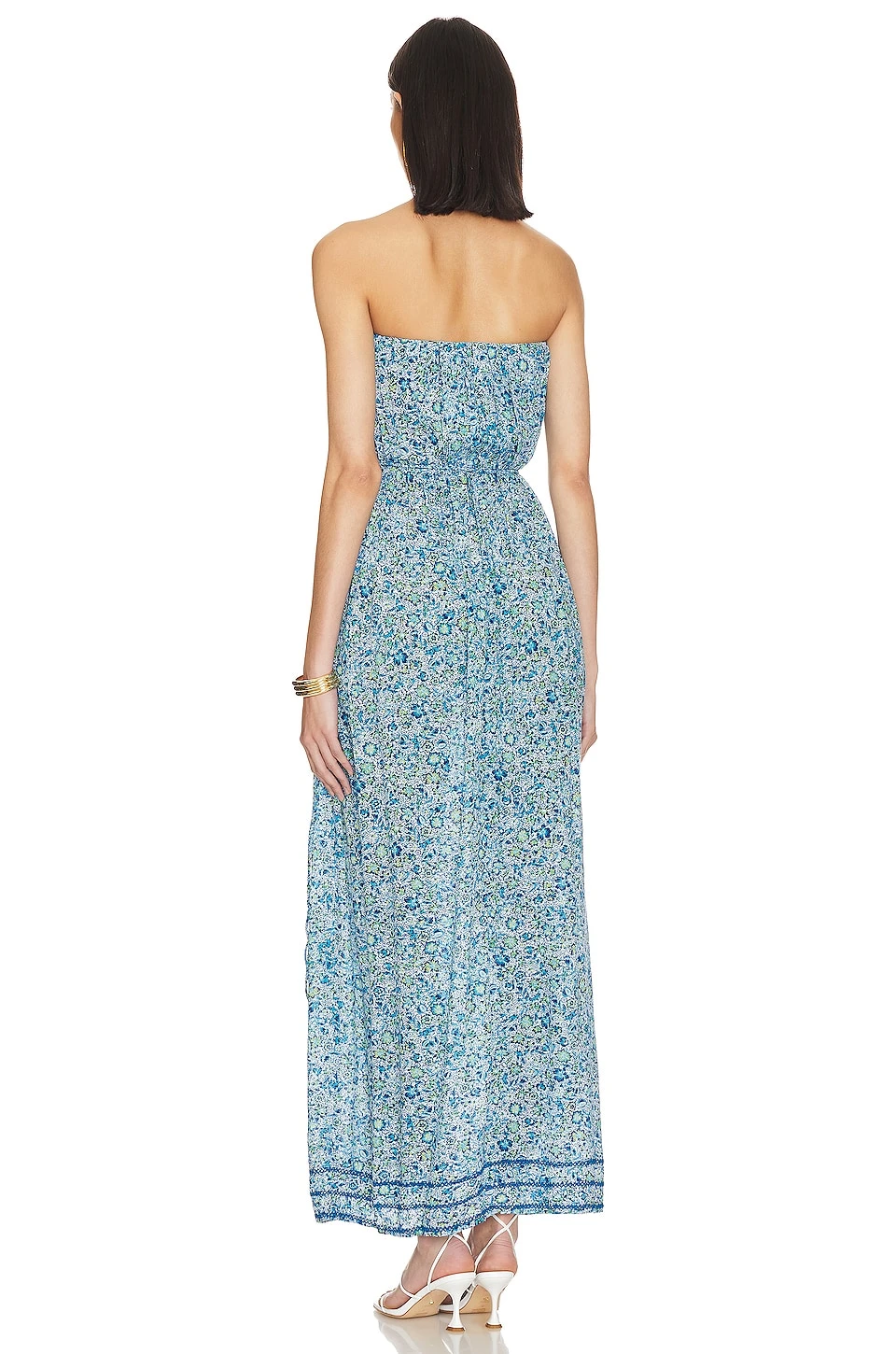 Mara Long Dress BLUE MAYFLOWER - Image 3