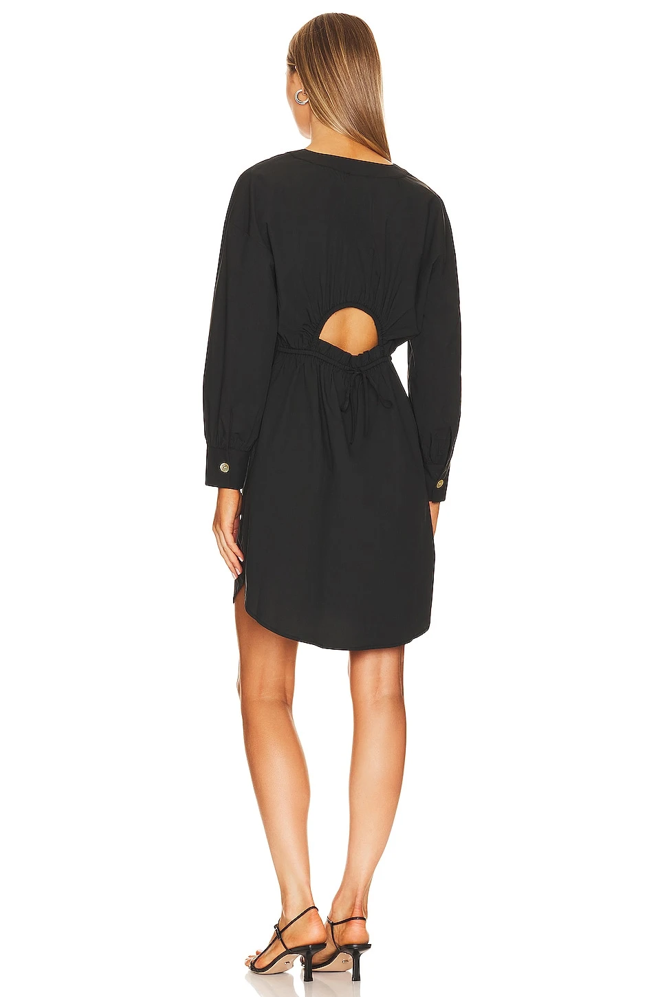 RAILS Jaclyn Shirt Dress Black - Image 3