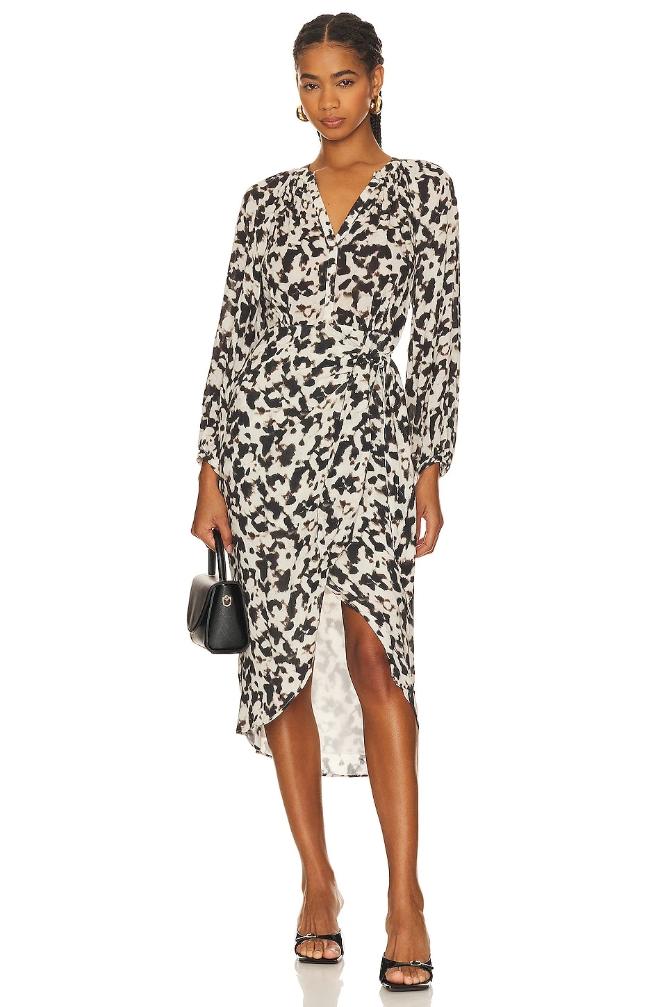 RAILS Tyra Dress Blurred Cheetah