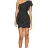 Brit Dress Rhinestone Suiting Black