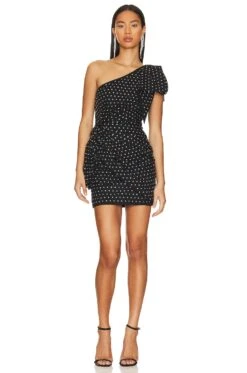 Brit Dress Rhinestone Suiting Black